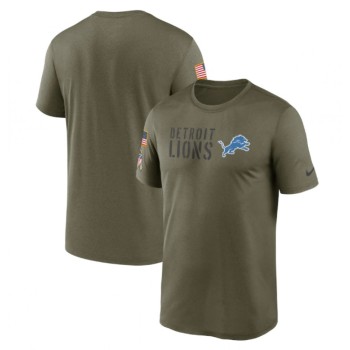 Men's Detroit Lions Olive 2022 Salute to Service Legend Team T-Shirt Men's Detroit Lions Olive 2022 Salute to Service Legend Team T-Shirt