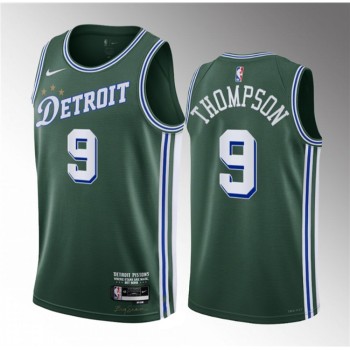 Men's Detroit Pistons #9 Ausar Thompson Green 2023 Draft City Edition Stitched Basketball Jersey Men's Detroit Pistons #9 Ausar Thompson Green 2023 Draft City Edition Stitched Basketball Jersey