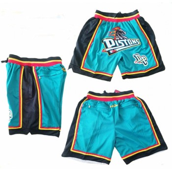 Men's Detroit Pistons Throwback Shorts (Run Small)