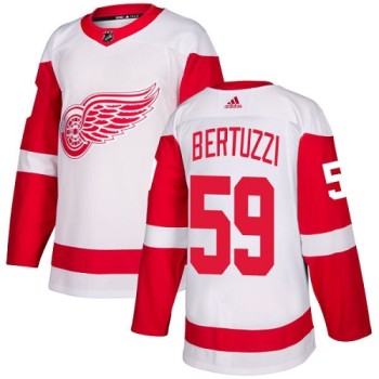 Men's Detroit Red Wings #59 Tyler Bertuzzi White Stitched NHL Jersey Men's Detroit Red Wings #59 Tyler Bertuzzi White Stitched NHL Jersey