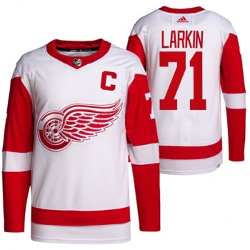 Men's Detroit Red Wings #71 Dylan Larkin White Stitched Jersey Men's Detroit Red Wings #71 Dylan Larkin White Stitched Jersey