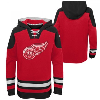 Men's Detroit Red Wings Blank Red Ageless Must-Have Lace-Up Pullover Hoodie Men's Detroit Red Wings Blank Red Ageless Must-Have Lace-Up Pullover Hoodie