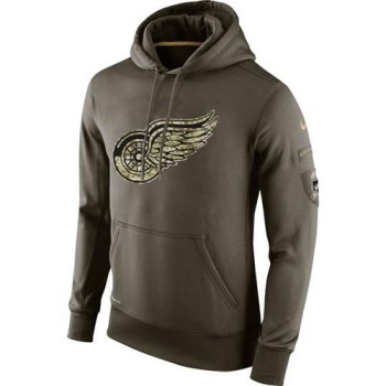 Men's Detroit Red Wings Salute To Service NHL Hoodie Men's Detroit Red Wings Salute To Service NHL Hoodie