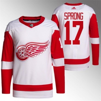 Men's Detroit Red Wings #17 Daniel Sprong White Stitched Jersey Men's Detroit Red Wings #17 Daniel Sprong White Stitched Jersey