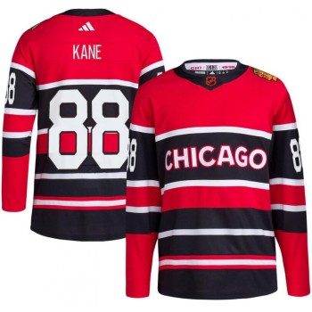 Men's Detroit Red Wings #88 Patrick Kane Black Reverse Retro Stitched Jersey Men's Detroit Red Wings #88 Patrick Kane Black Reverse Retro Stitched Jersey
