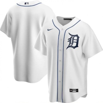 Men's Detroit Tigers Blank White Cool Base Stitched Jersey Men's Detroit Tigers Blank White Cool Base Stitched Jersey