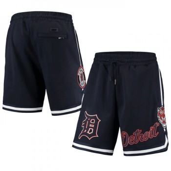 Men's Detroit Tigers Navy Team Shorts Men's Detroit Tigers Navy Team Shorts