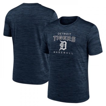 Men's Detroit Tigers Navy Velocity Practice Performance T-Shirt Men's Detroit Tigers Navy Velocity Practice Performance T-Shirt