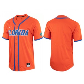 Men's Florida Gators Blank Orange Stitched Baseball Jersey Men's Florida Gators Blank Orange Stitched Baseball Jersey