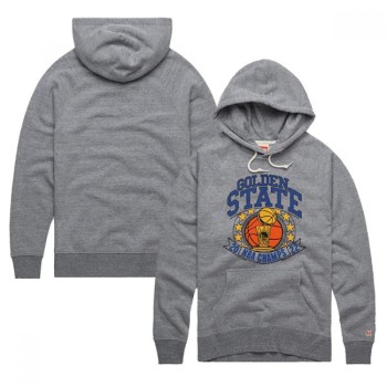 Men's Golden State Warriors 2021-2022 Grey NBA Finals Champions Trophy Tri-Blend Pullover Hoodie