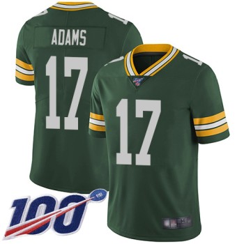 Men's Green Bay Packers #17 Davante Adams 2019 Green 100th Season Vapor Untouchable Limited Stitched NFL Jersey Men's Green Bay Packers #17 Davante Adams 2019 Green 100th Season Vapor Untouchable Limited Stitched NFL Jersey