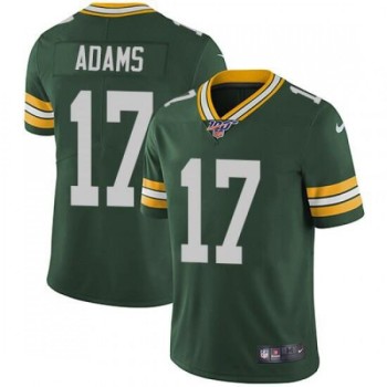 Men's Green Bay Packers #17 Davante Adams Green 2019 100th Season Vapor Untouchable Limited Stitched NFL Jersey Men's Green Bay Packers #17 Davante Adams Green 2019 100th Season Vapor Untouchable Limited Stitched NFL Jersey