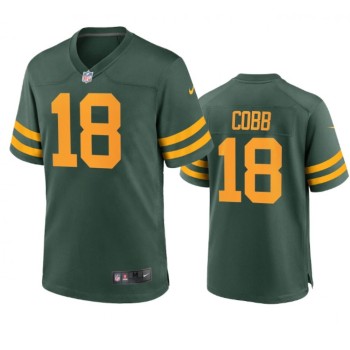 Men's Green Bay Packers #18 Randall Cobb 2021 Green Stitched Football Jersey Men's Green Bay Packers #18 Randall Cobb 2021 Green Stitched Football Jersey