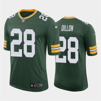 Men's Green Bay Packers #28 A.J. Dillon Green Stitched Jersey Men's Green Bay Packers #28 A.J. Dillon Green Stitched Jersey