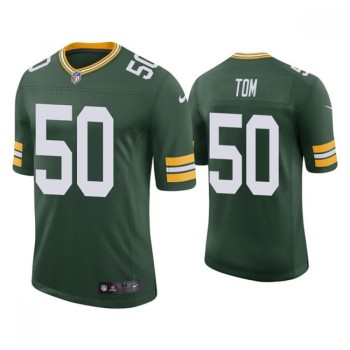 Men's Green Bay Packers #50 Zach Tom Green Stitched Football Jersey Men's Green Bay Packers #50 Zach Tom Green Stitched Football Jersey