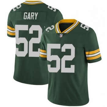 Men's Green Bay Packers #52 Rashan Gary Green Stitched Football Jersey Men's Green Bay Packers #52 Rashan Gary Green Stitched Football Jersey