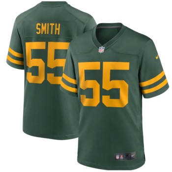 Men's Green Bay Packers #55 Za'Darius Smith 2021 Green Stitched Football Jersey Men's Green Bay Packers #55 Za'Darius Smith 2021 Green Stitched Football Jersey