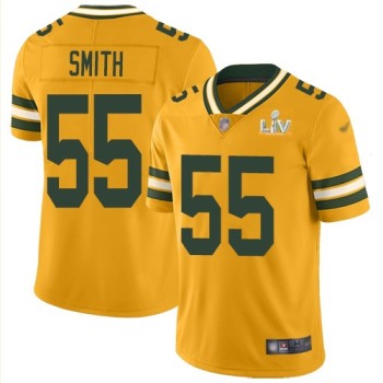 Men's Green Bay Packers #55 Za'Darius Smith Gold 2021 Super Bowl LV Stitched NFL Jersey Men's Green Bay Packers #55 Za'Darius Smith Gold 2021 Super Bowl LV Stitched NFL Jersey