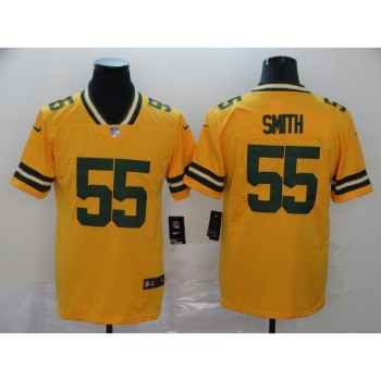 Men's Green Bay Packers #55 Za'Darius Smith Gold Inverted Legend Stitched NFL Limited Jersey