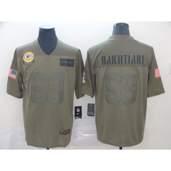 Men's Green Bay Packers #69 David Bakhtiari 2019 Camo Salute To Service Limited Stitched NFL Jersey Men's Green Bay Packers #69 David Bakhtiari 2019 Camo Salute To Service Limited Stitched NFL Jersey