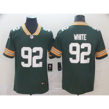 Men's Green Bay Packers #92 Reggie White Green Vapor Untouchable Limited Stitched NFL Jersey Men's Green Bay Packers #92 Reggie White Green Vapor Untouchable Limited Stitched NFL Jersey