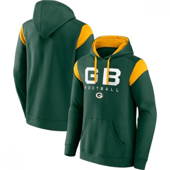 Men's Green Bay Packers Green Call The Shot Pullover Hoodie Men's Green Bay Packers Green Call The Shot Pullover Hoodie