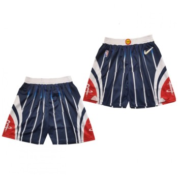 Men's Houston Rockets 75th Anniversary Navy Shorts (Run Small)