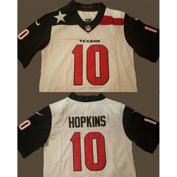 Men's Houston Texans #10 DeAndre Hopkins White Limited Stitched NFL Jersey