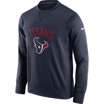 Men's Houston Texans 2019 Navy Sideline Circuit Performance Sweatshirt Men's Houston Texans 2019 Navy Sideline Circuit Performance Sweatshirt