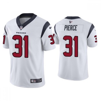 Men's Houston Texans #31 Dameon Pierce White Vapor Untouchable Limited Stitched Jersey Men's Houston Texans #31 Dameon Pierce White Vapor Untouchable Limited Stitched Jersey
