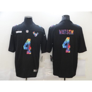 Men's Houston Texans #4 Deshaun Watson 2020 Black Crucial Catch Limited Stitched Jersey Men's Houston Texans #4 Deshaun Watson 2020 Black Crucial Catch Limited Stitched Jersey