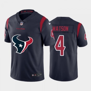 Men's Houston Texans #4 Deshaun Watson Navy 2020 Team Big Logo Limited Stitched Jersey Men's Houston Texans #4 Deshaun Watson Navy 2020 Team Big Logo Limited Stitched Jersey