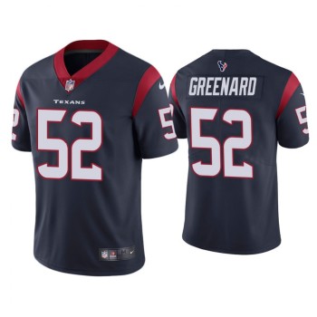 Men's Houston Texans #52 Jonathan Greenard Navy Vapor Untouchable Limited Stitched Jersey Men's Houston Texans #52 Jonathan Greenard Navy Vapor Untouchable Limited Stitched Jersey
