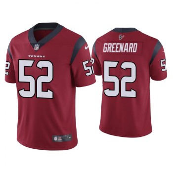 Men's Houston Texans #52 Jonathan Greenard Red Vapor Untouchable Limited Stitched Jersey Men's Houston Texans #52 Jonathan Greenard Red Vapor Untouchable Limited Stitched Jersey