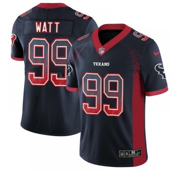 Men's Houston Texans #99 J.J. Watt Navy 2018 Drift Fashion Color Rush Limited Stitched NFL Jersey Men's Houston Texans #99 J.J. Watt Navy 2018 Drift Fashion Color Rush Limited Stitched NFL Jersey