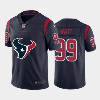 Men's Houston Texans #99 J.J. Watt Navy 2020 Team Big Logo Limited Stitched Jersey Men's Houston Texans #99 J.J. Watt Navy 2020 Team Big Logo Limited Stitched Jersey