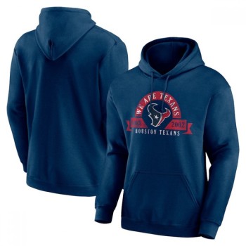 Men's Houston Texans Blue Pullover Hoodie Men's Houston Texans Blue Pullover Hoodie