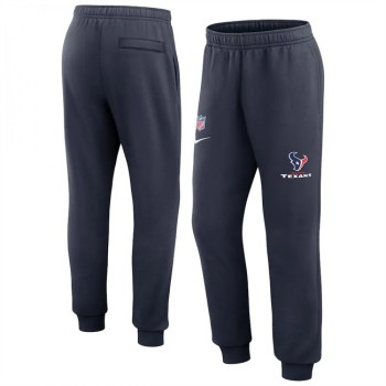 Men's Houston Texans Navy From Tracking Sweatpants Men's Houston Texans Navy From Tracking Sweatpants