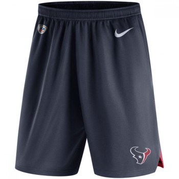 Men's Houston Texans Navy Knit Performance Shorts Men's Houston Texans Navy Knit Performance Shorts