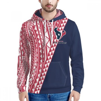 Men's Houston Texans Red/Navy Hoodie Men's Houston Texans Red/Navy Hoodie