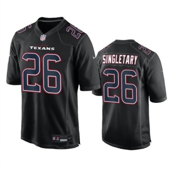 Men's Houston Texans #26 Devin Singletary Black Fashion Vapor Untouchable Limited Stitched Football Jersey Men's Houston Texans #26 Devin Singletary Black Fashion Vapor Untouchable Limited Stitched Football Jersey