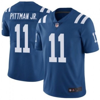 Men's Indianapolis Colts #11 Michael Pittman Jr. Limited Royal Color Rush Vapor Untouchable Limited Stitched Jersey Men's Indianapolis Colts #11 Michael Pittman Jr. Limited Royal Color Rush Vapor Untouchable Limited Stitched Jersey