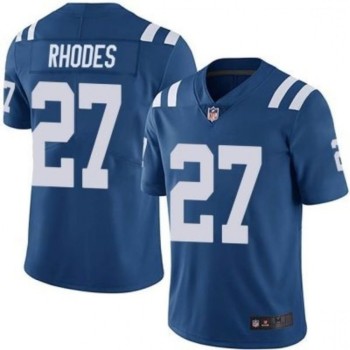 Men's Indianapolis Colts #27 Xavier Rhodes Blue Vapor Untouchable Limited Stitched Jersey Men's Indianapolis Colts #27 Xavier Rhodes Blue Vapor Untouchable Limited Stitched Jersey