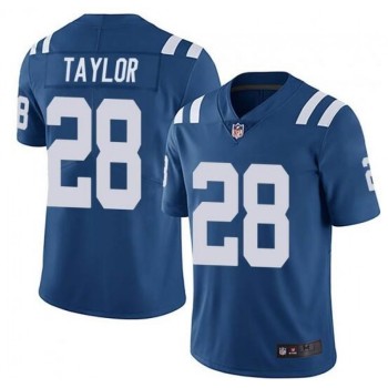 Men's Indianapolis Colts #28 Jonathan Taylor Blue Stitched Jersey Men's Indianapolis Colts #28 Jonathan Taylor Blue Stitched Jersey