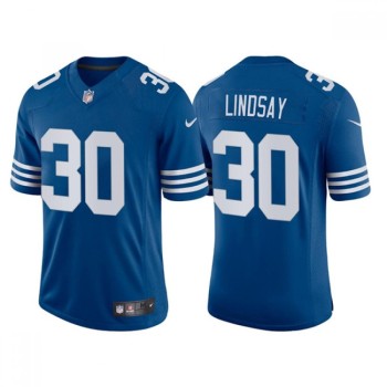 Men's Indianapolis Colts #30 Phillip Lindsay New Blue Stitched Football Jersey Men's Indianapolis Colts #30 Phillip Lindsay New Blue Stitched Football Jersey