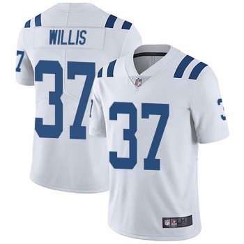 Men's Indianapolis Colts #37 Khari Willis White Vapor Untouchable Limited Stitched Jersey Men's Indianapolis Colts #37 Khari Willis White Vapor Untouchable Limited Stitched Jersey