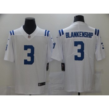 Men's Indianapolis Colts #3 Rodrigo Blankenship White Vapor Untouchable Limited Stitched Jersey Men's Indianapolis Colts #3 Rodrigo Blankenship White Vapor Untouchable Limited Stitched Jersey