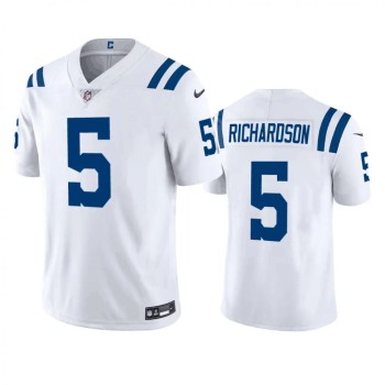 Men's Indianapolis Colts #5 Anthony Richardson White 2023 Draft Vapor Untouchable Stitched Football Jersey Men's Indianapolis Colts #5 Anthony Richardson White 2023 Draft Vapor Untouchable Stitched Football Jersey