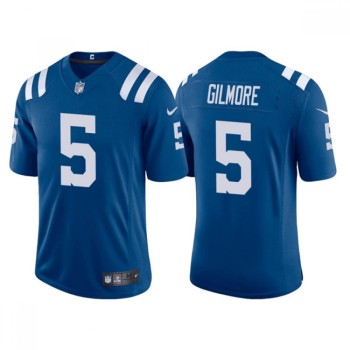 Men's Indianapolis Colts #5 Stephon Gilmore Blue Stitched Football Jersey Men's Indianapolis Colts #5 Stephon Gilmore Blue Stitched Football Jersey