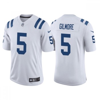 Men's Indianapolis Colts #5 Stephon Gilmore White Stitched Football Jersey Men's Indianapolis Colts #5 Stephon Gilmore White Stitched Football Jersey